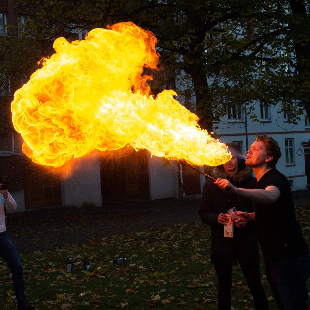 Flammeblåsing