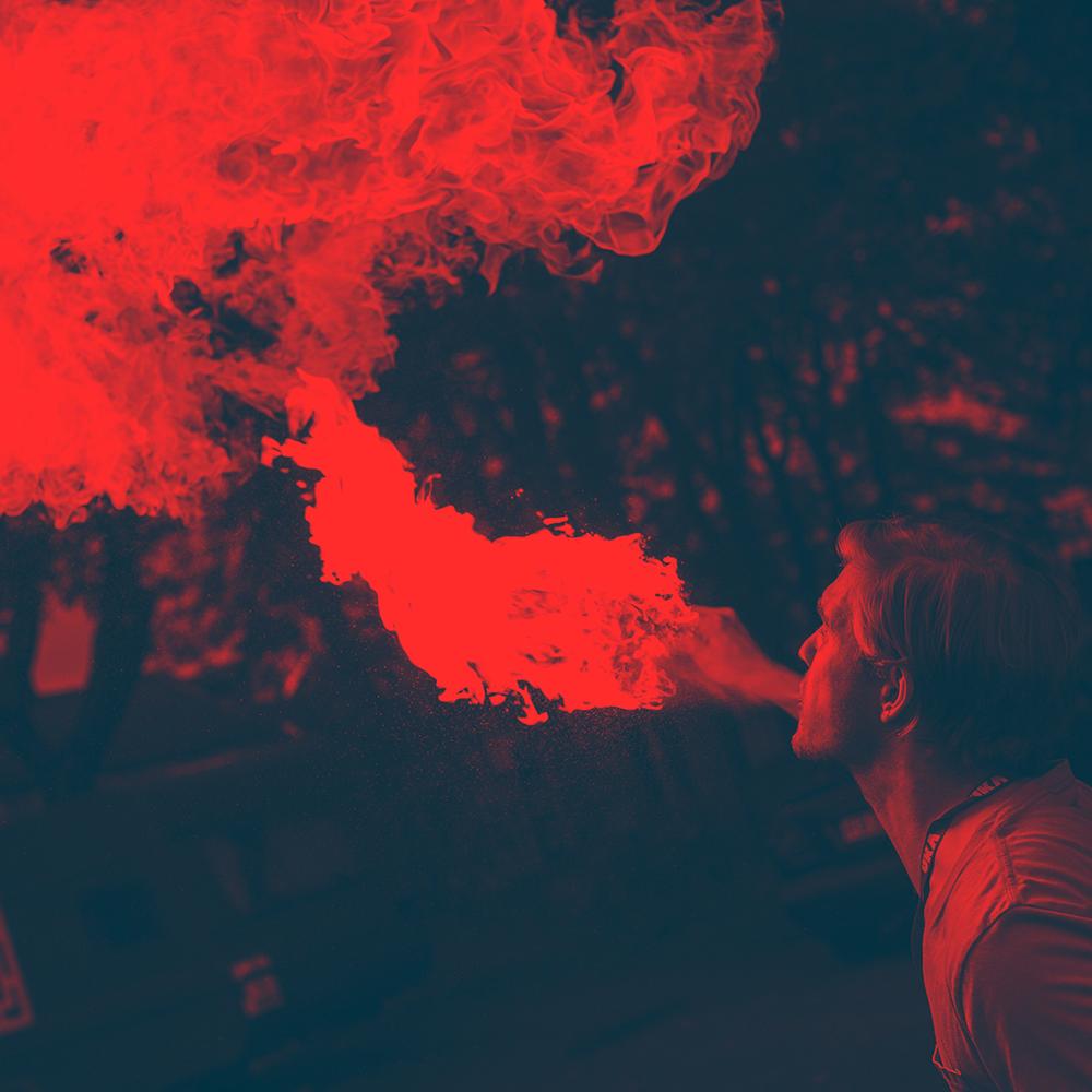 Flammeblåsing